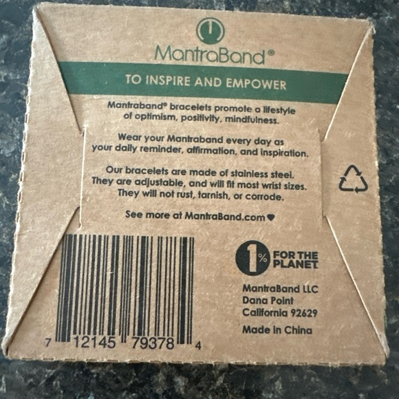 MantraBand Rose Gold Tone Bracelet “Bloom Where You Are Planted” - Picture 3 of 3